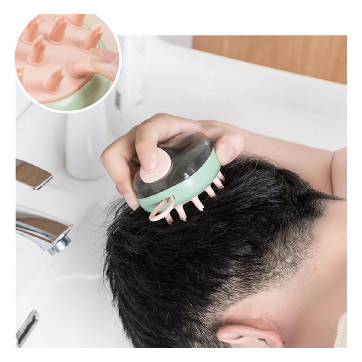 Cepillo de masaje capilar