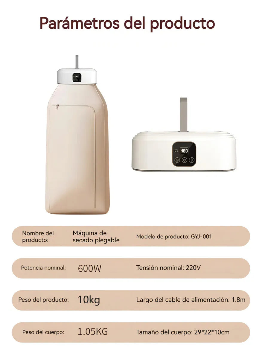 Secador de ropa portátil