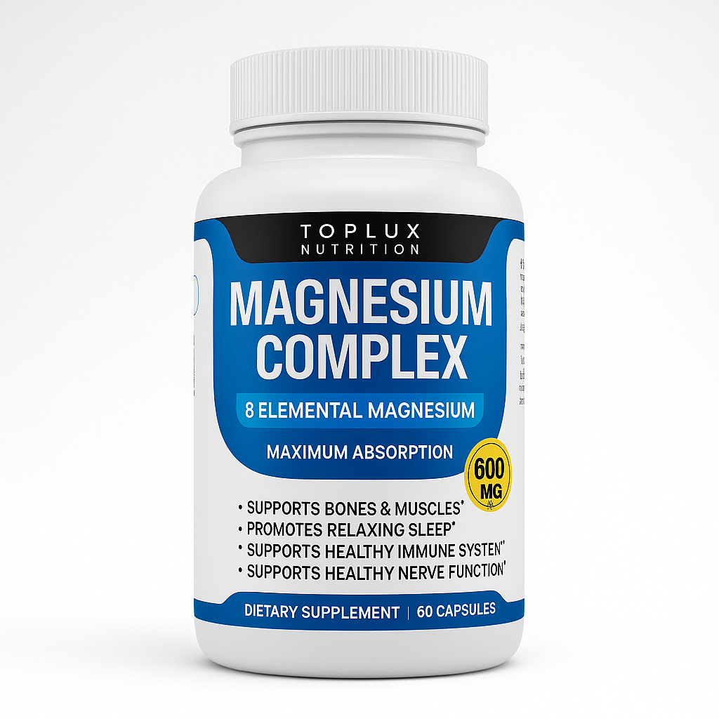 Magnesium Complex 600mg – Para estrés, calambres y mal dormir