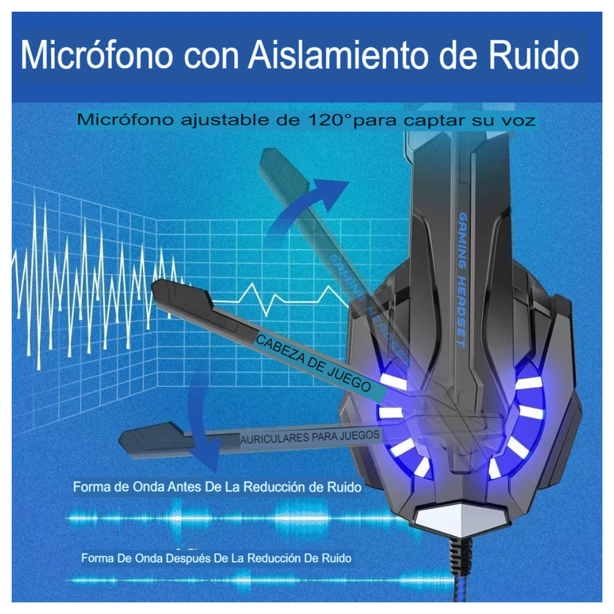 Audífonos gaming G9000