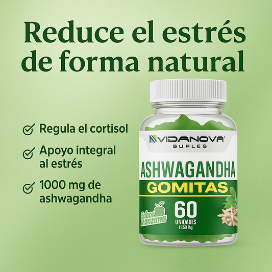 Ashwagandha 1000mg - Controla el estrés de forma natural