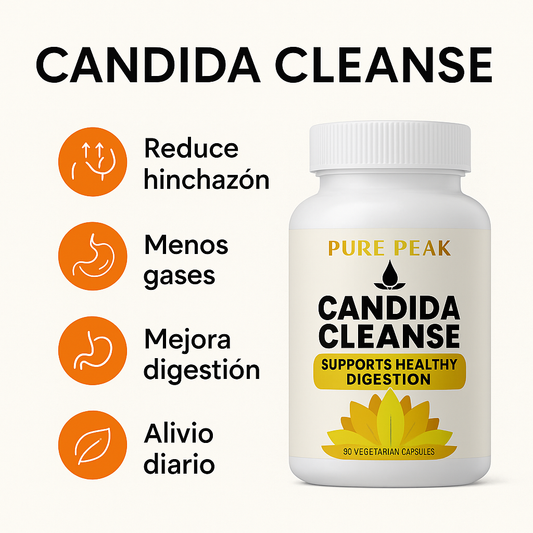 Candida Cleanse – Equilibra tu intestino y reduce la hinchazón (60 cap)
